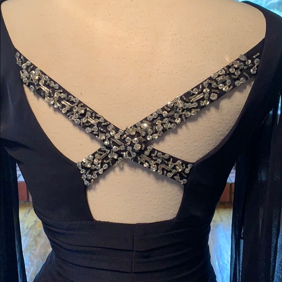 Formal navy blue dress - Picture 6 of 6